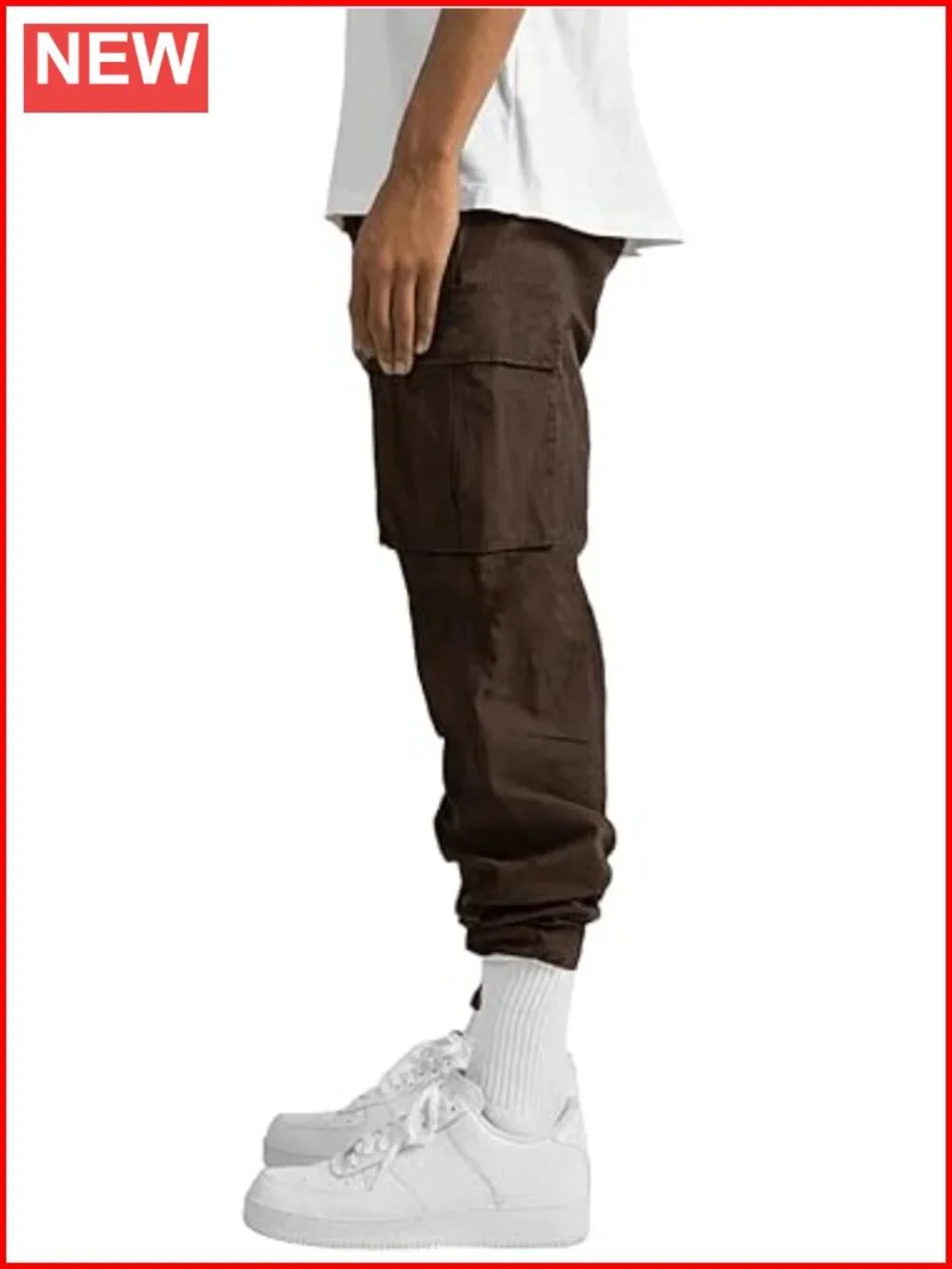 Cargo Pants for Men Casual Outdoor Hiking Athletic Joggers Sweatpants Cotton